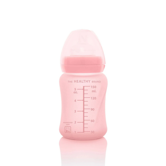 Mamadera de vidrio Healthy 150 ml - Rosado