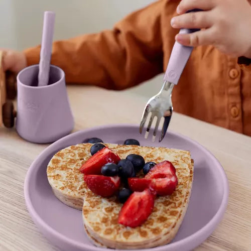 Pack de cubiertos metálicos - Lavanda