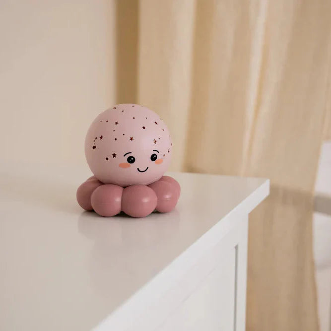 Luz nocturna Pulpo Twinkles to go Rosado