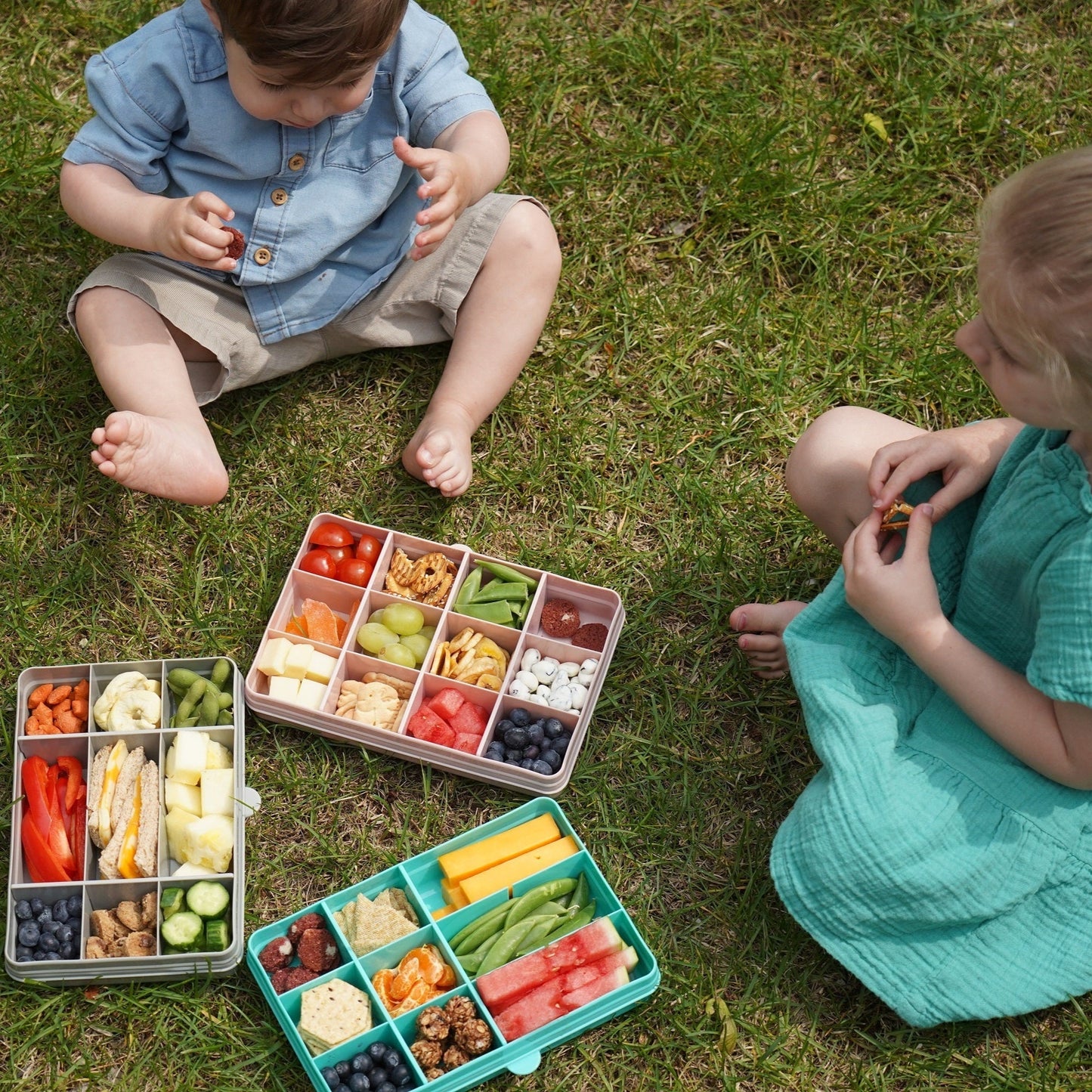 Caja contenedora para snacks - Rosado