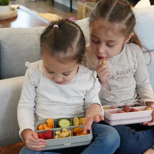 Caja contenedora mini para snacks - Rosado