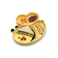 Plato de silicona con succión - Abeja