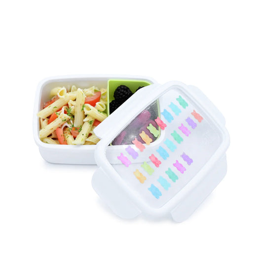 Lonchera bento box con compartimientos 880 ml - Ositos