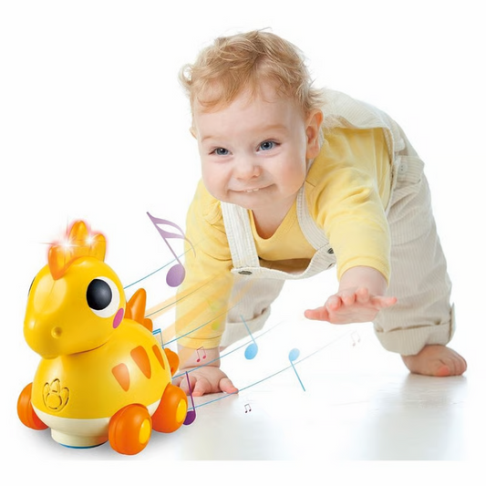 Dinosaurio interactivo - Amarillo