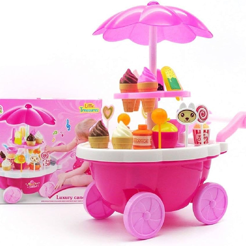 Mini Carrito de Dulces con luz y sonido