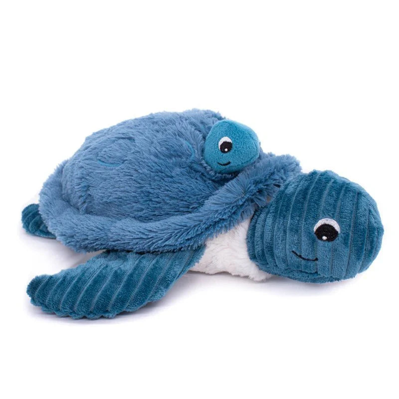 Peluche Tortuga Sauvenou Mamá y Bebé - Azul