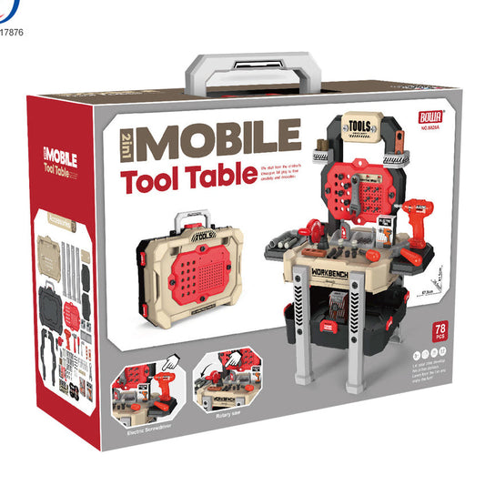 Juego Mesa de Herramientas. 78 Piezas