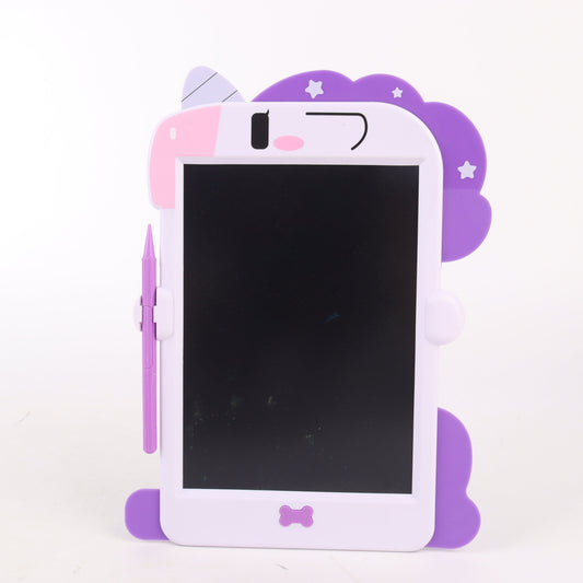 Pizarra de Dibujo a color. Diseño Unicornio