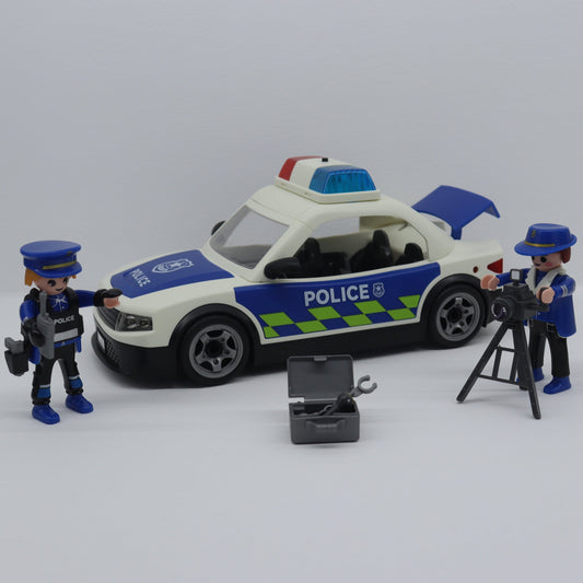 Auto de Policía con Luz y Sonido