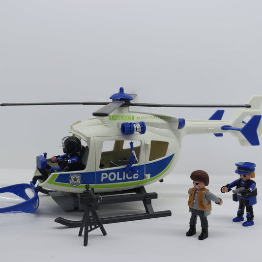 Helicóptero de Policía con Luz
