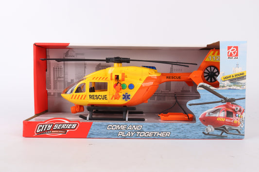 Helicóptero de Rescate con luces y sonido