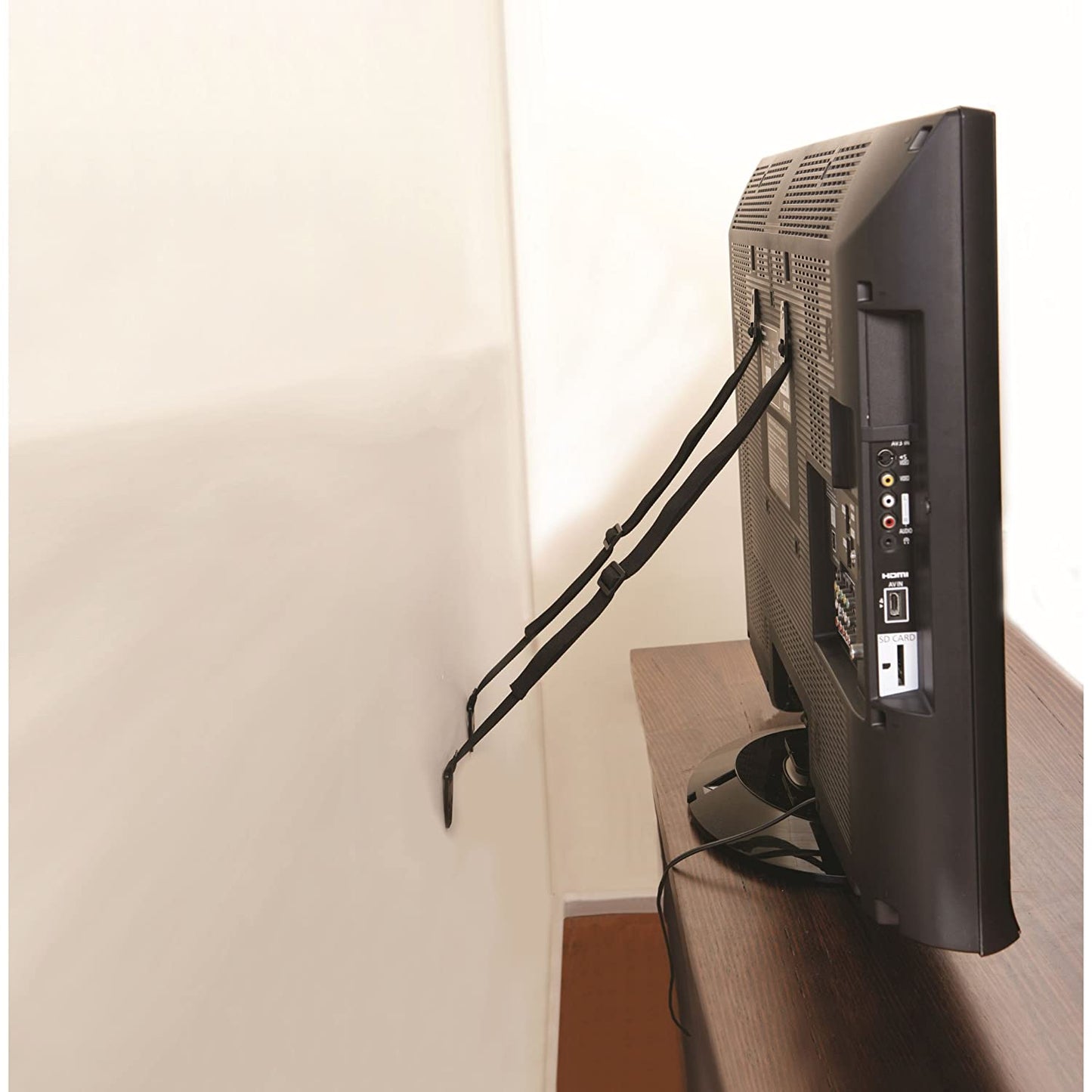 Protector anti-caída de televisor