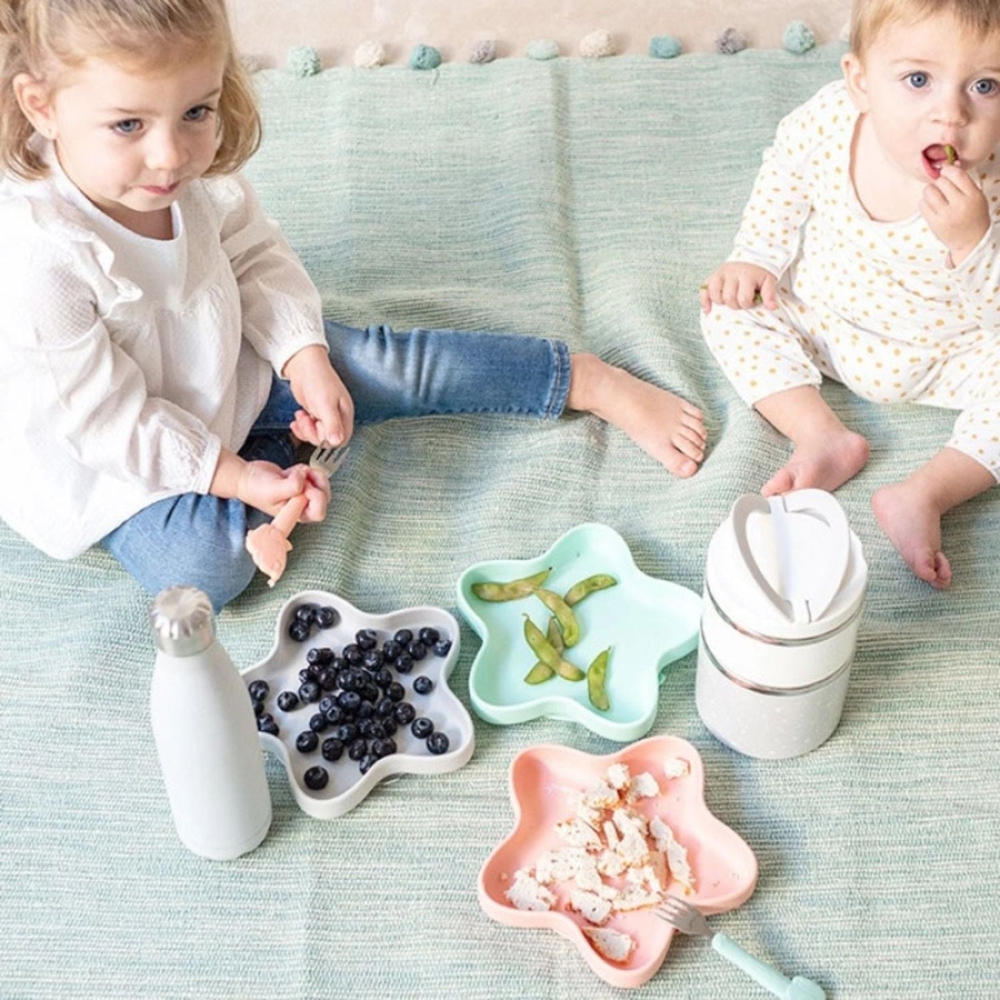 Plato de Silicona con Succión Estrella