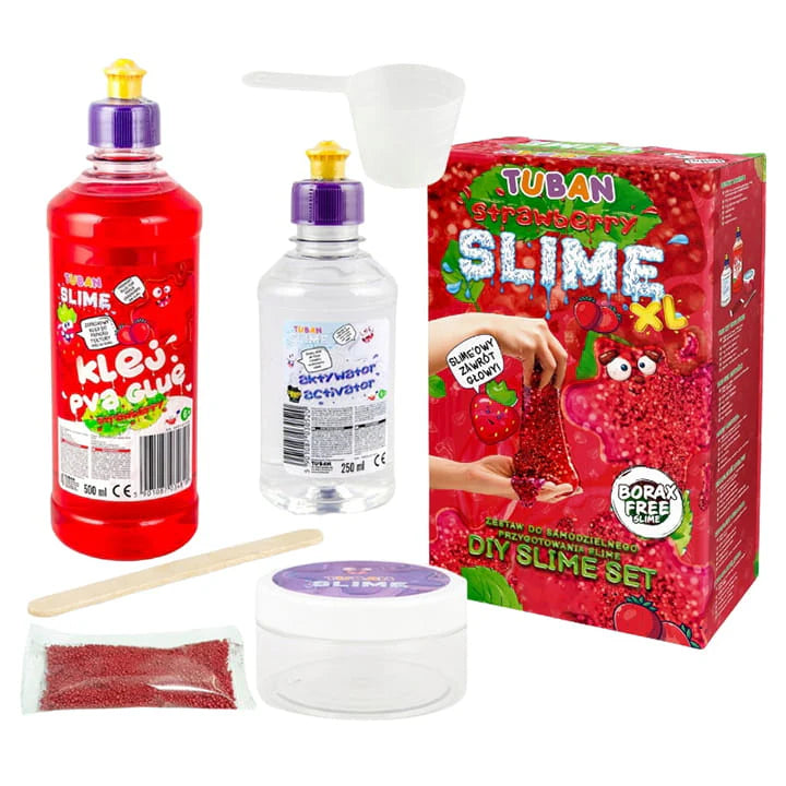 Kit hazlo tu mismo. Slime – Frutilla XL