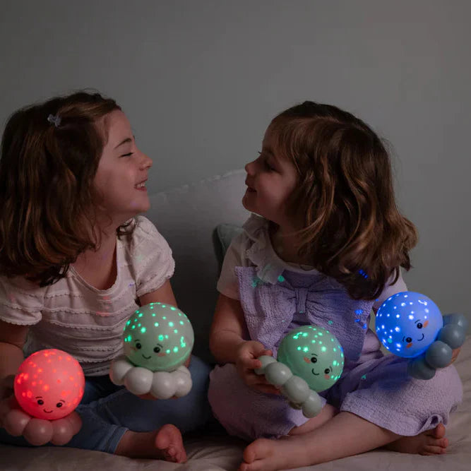 Luz nocturna Pulpo Twinkles to go Rosado