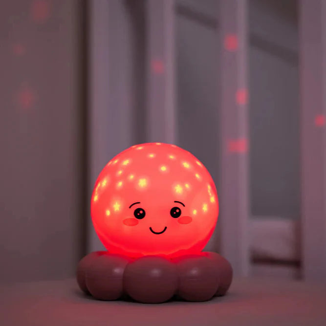 Luz nocturna Pulpo Twinkles to go Rosado