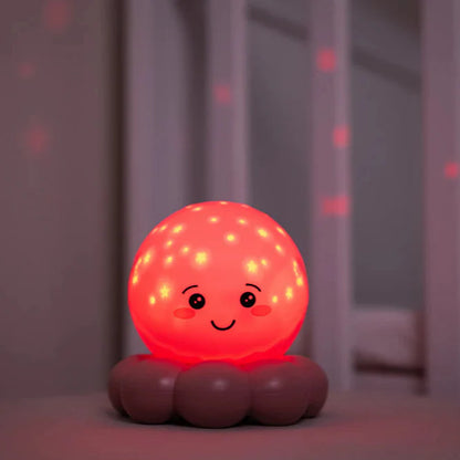 Luz nocturna Pulpo Twinkles to go Rosado