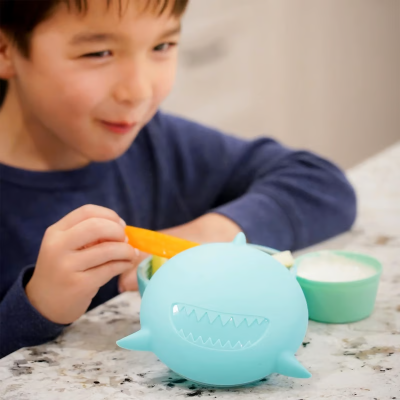 Bowl de silicona tiburón