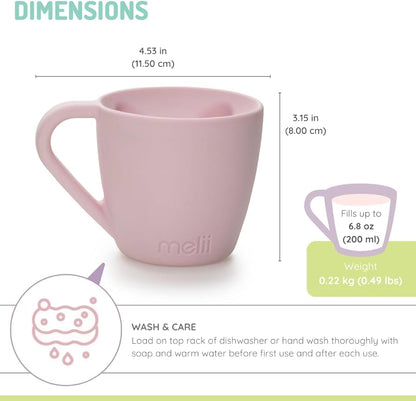 Taza de silicona oso - Rosado