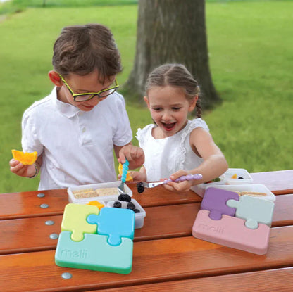 Contenedor puzzle - Rosado