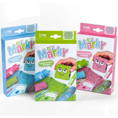 Timbre marcador de ropa Marky Azul