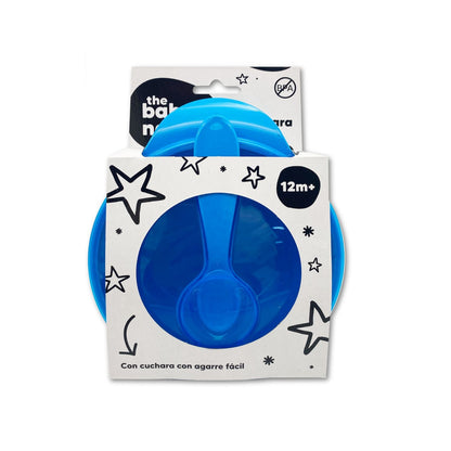 Contenedor de Viaje con Cuchara Azul