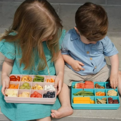 Caja contenedora para snacks - Azul
