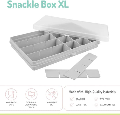 Caja contenedora XL para snacks - Gris
