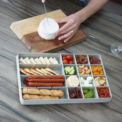 Caja contenedora XL para snacks - Gris