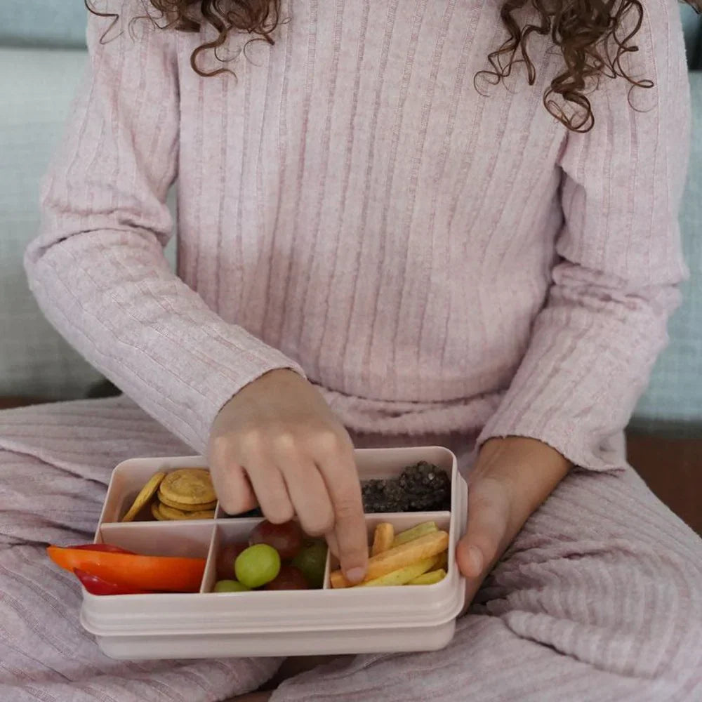 Caja contenedora mini para snacks - Rosado