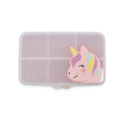 Caja contenedora mini para snacks - Unicornio