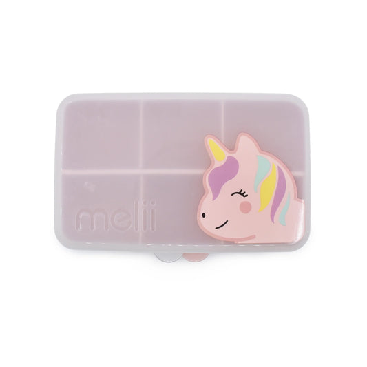Caja contenedora mini para snacks - Unicornio