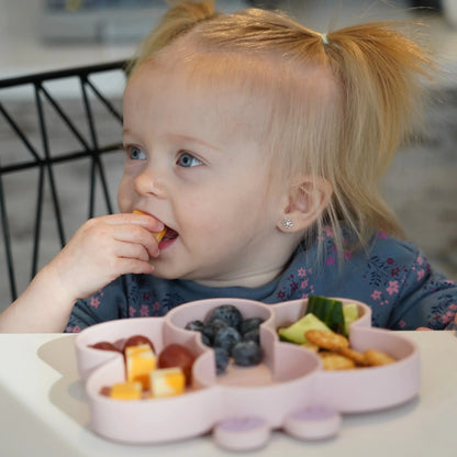 Plato de silicona con succión - Mariposa