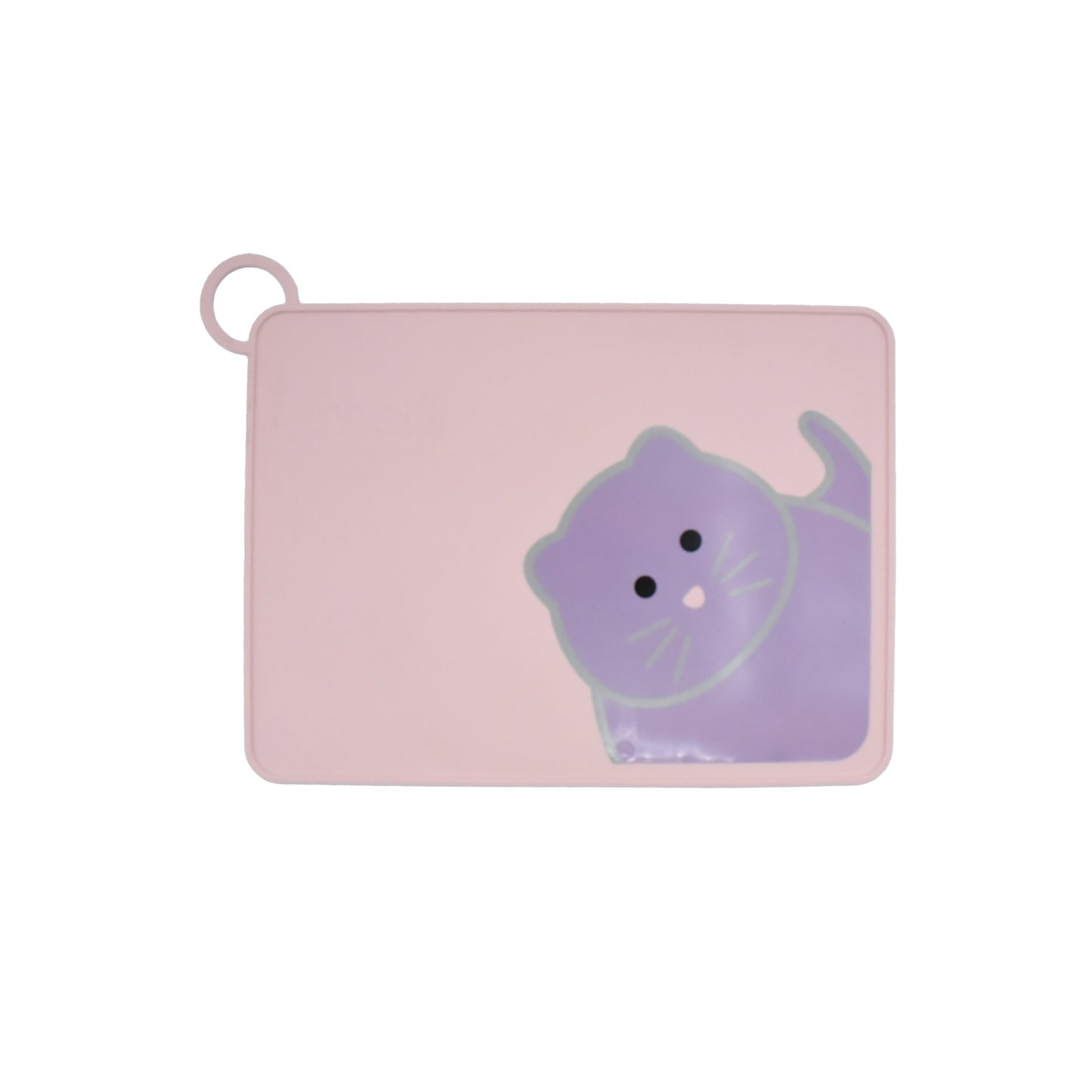 Individual de silicona - Rosado