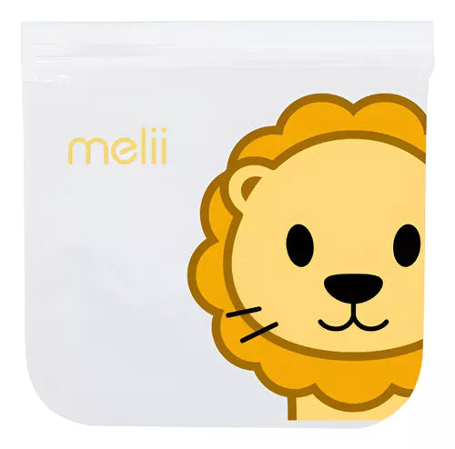 Pack de 4 bolsas para snacks reutilizables