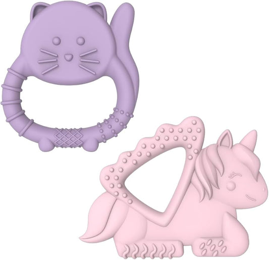 Mordedores de silicona - Rosado