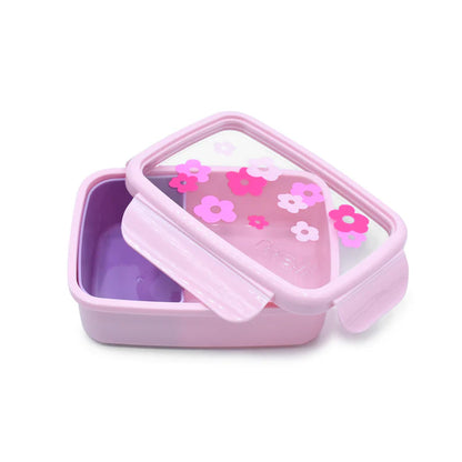 Lonchera bento box con compartimientos 880 ml - Flores