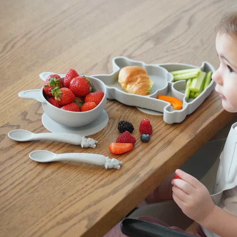 Pack de 4 cucharas de silicona - Rosado