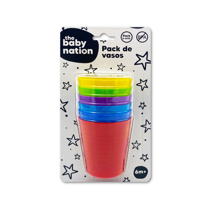 Pack de 6 Vasos de Plástico
