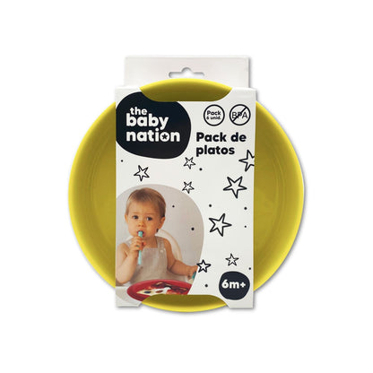 Pack de 6 Platos de Plástico