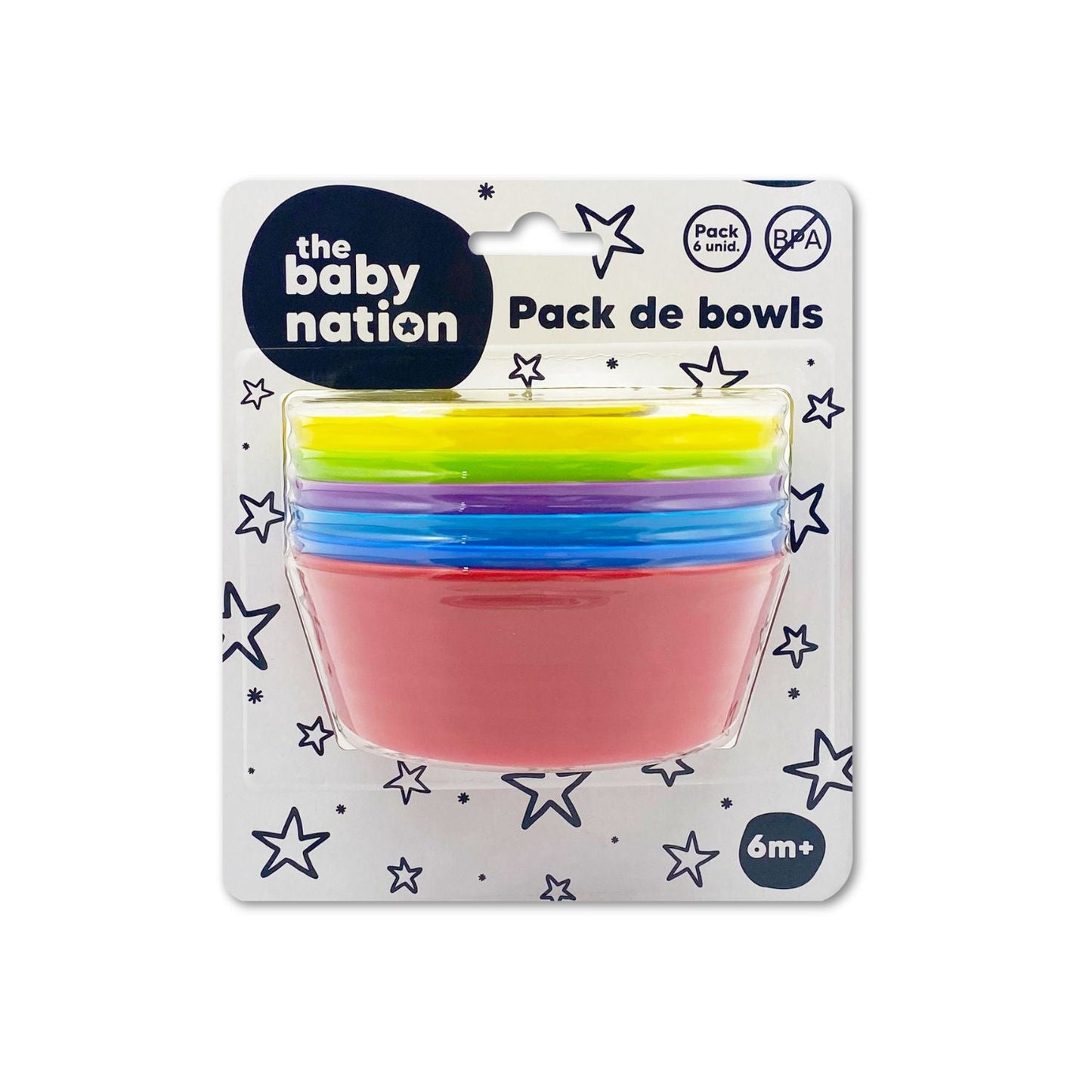 Pack de 6 Bowls de Plástico