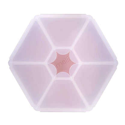 Caja Contenedora de Snacks Hexagonal - Rosado