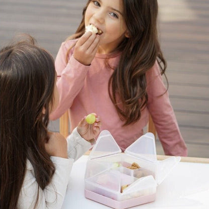 Caja Contenedora de Snacks Hexagonal - Rosado