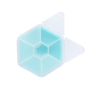 Caja Contenedora de Snacks Hexagonal - Azul