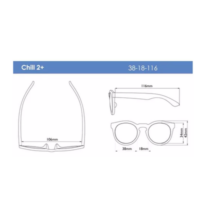 Lentes de sol Chill talla 2+ - Negro