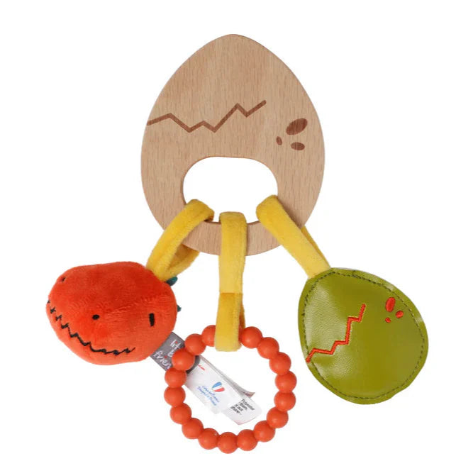 Sonajero de madera - Amigos Dinos