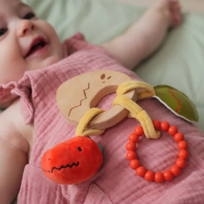 Sonajero de madera - Amigos Dinos