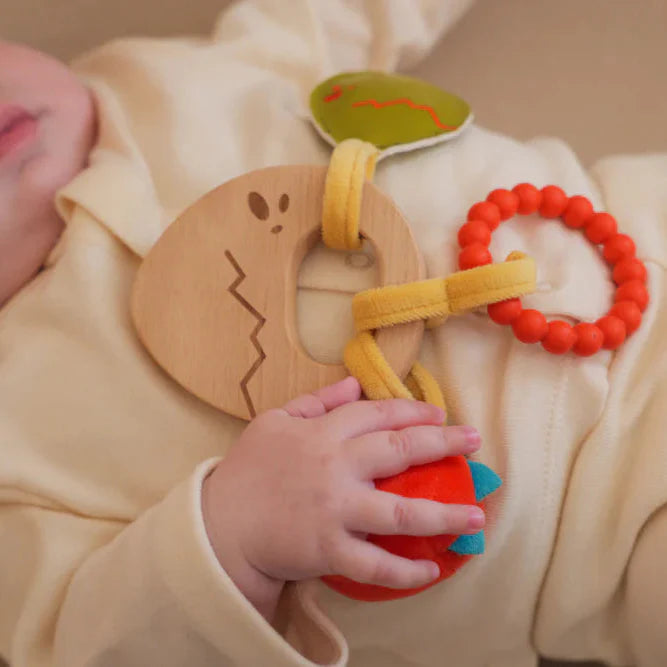 Sonajero de madera - Amigos Dinos