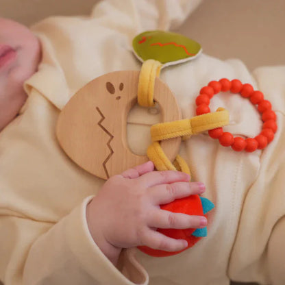 Sonajero de madera - Amigos Dinos