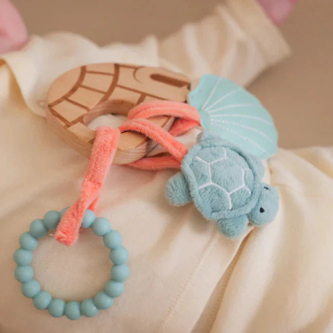 Sonajero de madera - Océano